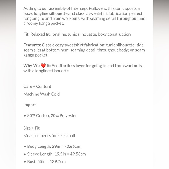 NWOT Free People Intercept Sweatshirt Black- size MEDIUM - Picture 5 of 5